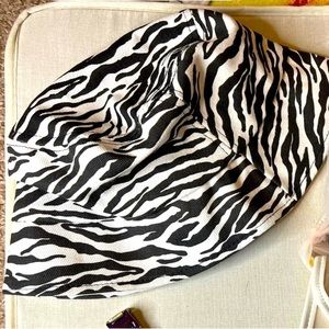 Hat Zebra Print